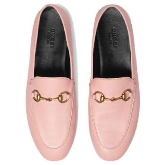 Gucci Brixton Horsebit in Perfect Pink 36.5 Leather Loafers Flats Shoes RARE - Picture 2 of 16